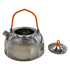 CLS 迷你茶壺0.6L, 304不銹鋼, 適用於露營旅行, 600ml, SP0271, 1個