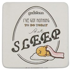 蛋黃哥 珪藻土杯墊 方, 就抱夢想 多色, 1個