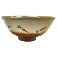 飯碗 陶瓷材質 適用溫度-30°C~100°C 日本產, 人蔘開片, 1個