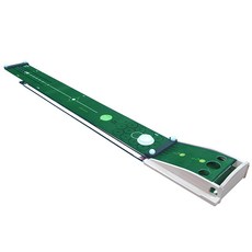 BJ 檜木混合型高爾夫推桿練習墊套組, 綠色, 1個