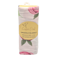 Copper Pearl 絲柔超彈力包巾 薔薇含苞 120cm x 120cm 柔軟舒適 透氣不悶熱 多功能用途