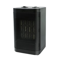 YAMASAKI 山崎 時尚陶瓷電暖器，輕巧便攜，三段調溫，傾倒斷電, 黑色, SK-002PTC