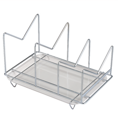 DAY&DAY 日日家居 桌上型平底鍋架，附滴水盤，#304不鏽鋼，W318 x D230 x H194MM, ST3031, 1個, 3層