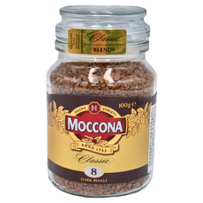 MOCCONA 摩可納 經典8號深烘焙黑咖啡, 100g, 1罐
