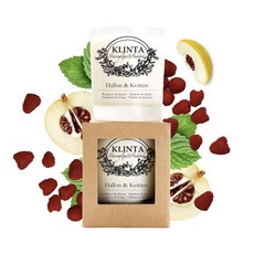 klinta 覆盆莓&木梨 (45小時) 香氛按摩蠟燭 居家香氛 舒緩放鬆, 200ml, 386g, 1入