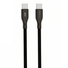 VYVYLABS 硬核系列 雙Type-C快充數據線 PD60W 適用於iPhone 15系列 MacBook Air 13 iPad Pro 2021, 1m, 深空灰, 1個