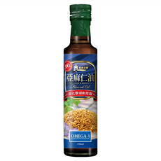 義美生機 亞麻仁油 非化學溶劑萃取 Omega-3, 250ml, 1瓶