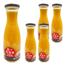 Juver 茱兒 西班牙茱兒芒果檸檬百香果汁, 850ml, 5瓶