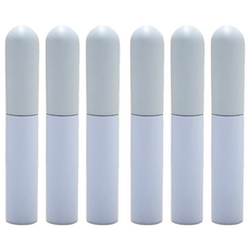 小麥購物 圓頭矽膠唇刷 S328 9 x 1.5cm 11g, 霧霾藍, 6支