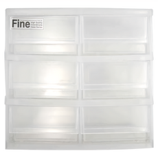 KEYWAY 聯府 MINI 收納盒6小抽 M(160 x 258 x 247mm), DM-3006, 3層