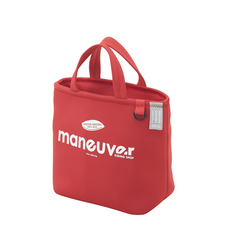 CB JAPAN 海洋系列保冷托特手提便當袋 SBR衝浪布料 耐重富彈性 寬大袋口 內附鋁墊保冷 附掛圈, 1入