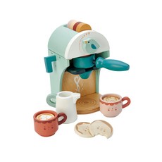 tender leaf 小廚師咖啡餅乾組, 淺綠色 + 白色, 1組