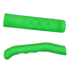蘿林嚴選 腳踏車煞把保護套2件組 60g, 綠色, 1組