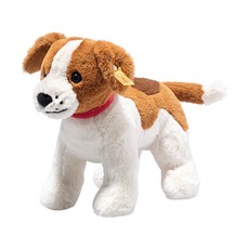 Steiff 德國金耳釦泰迪熊 黃標玩偶, 27cm, Soft Cuddly Friends Snuffy dog, 1個