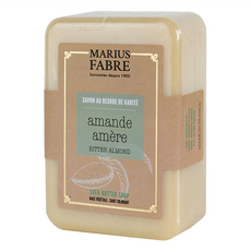 MARIUS FABRE 法鉑馬賽肥皂 天然草本乳油木皂 杏仁，溫和保濕，適用各種膚質，法國百年工藝, 1個, 250g