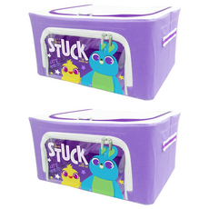 TOY STORY 玩具總動員 收納箱 39 x 29 x 20cm 鴨霸兔崽子 紫色 2個