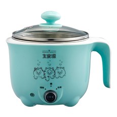 大家源 304不鏽鋼防燙美食鍋 TCY-2727B, 1.0公升 110V/60Hz 550W, 雙層防燙設計 淺槽設計 兩段式溫度控制