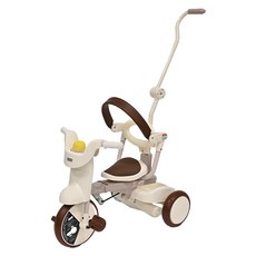 iimo 升級款 02 兒童三輪車 適用年齡 1-5歲 (身高 77cm-100cm) 日本品牌, 白色, 1台