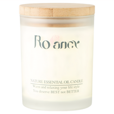 Rofancy 洛帆晞 手工香氛蠟燭, 不含環境賀爾蒙, 大豆蠟棉芯, 調香師精選, 烏木佛手柑, 80g, 1件