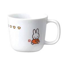 kanesho 金正陶器 MIFFY 陶瓷馬克杯 160ml 日本原產, 白色, 1個