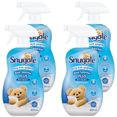 Snuggle 熊寶貝 衣物芳香噴霧 Blue Sparkle Plus, 470ml, 4瓶