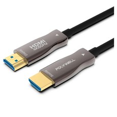 POLYWELL 寶利威爾 HDMI 2.0 AOC 光纖線 公對公, 1條, 25m