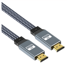 魔宙 HDMI2.1 8K 48Gbps高速影音扁線，0.5M，尼龍編織, 單一商品, 1條