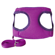 Canary 愛莎 甜美穿戴式牽繩 M 透氣尼龍材質 厚軟舒適 寵物兔適用, R-A824, 1個