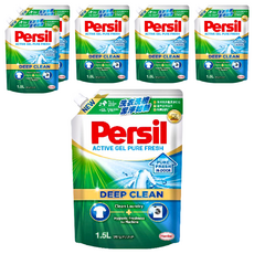 Persil 寶瀅 台灣公司貨 深層酵解洗衣凝露 補充包 室內晾衣, 1.5L, 1包, 6包
