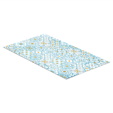 dayneeds 日需百備 質感美學系列 絲圈地墊, 藍色花磚, 1個