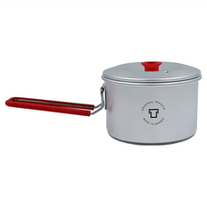Trangia T-Cup 多用途戶外輕量神杯 附蓋 鋁製 0.5L, 紅把手, 1個