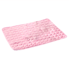 寵物黑科技 涼感冰絲墊, 粉色, 1個