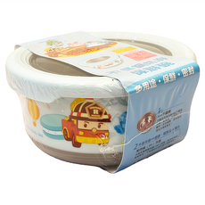 ROBOCAR POLI 波力 不鏽鋼防滑隔熱碗 720ml, 顏色隨機, 1個