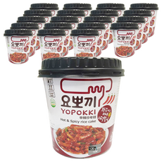 YOPOKKI 辣炒年糕杯，香辣夠味, 120g, 20個