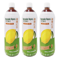 bessie byer 貝思寶兒 檸檬紅茶, 980ml, 3瓶
