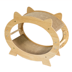 T.N.A. 悠遊 迷你電視機造型貓抓窩，瓦楞紙，密度板，35*35*26公分, 35 x 35 x 26cm, 迷你電視機, 1個