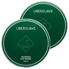 UBERSUAVE 強力定型髮泥 VOLUMIZING CLAY POMADE 100ml, 2個