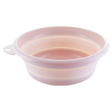 KINYO 輕巧摺疊盆 大 10L, LP-1540PI, 粉色, 1個