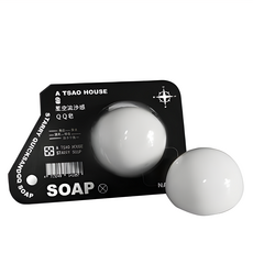 A TSAO HOUSE 阿皂屋 冥王星亮白 QQ 皂, 臉身清潔, 溫和不刺激, 45g, 1個