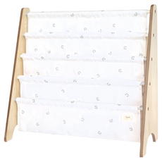 3 sprouts 友善地球書架, 藍莓 + 灰色, 4層