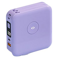nisda 智能無線充行動電源 10000mAh 4711085984609, BS-WL720, 紫色