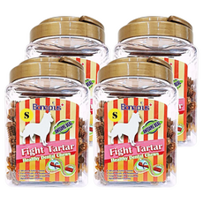 Boneplus 動能雙頭潔牙骨 雙向狼牙頭設計 含蔬果 螺旋旋轉清潔 保健口腔衛生, 起司, 700g, 4罐