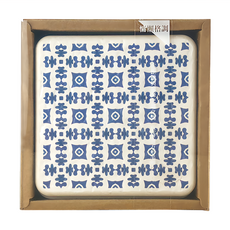 MBM MIT花磚珪藻土杯墊 慵懶格調 10*10*1.2cm 5片(M)-(E), 10 x 10 x 1.2cm