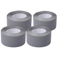 水槽防水貼牆角膠 Y266 大號 225g, 灰色, 4個