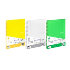 ECO Chungwoon colorchip 彈簧資料簿 A4 30頁 混合3入, 顏色隨機, 1組