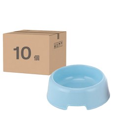 寵物夢工廠 北歐風飼料碗, 顏色隨機, 10個