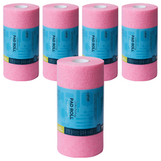 comet 捲筒式一次性洗碗巾, 粉色, 60張, 5捲