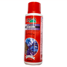 AZOO 綜合維他命劑，適用於淡水缸、水草缸、海水缸及礁岩缸，含高濃縮維他命B1、B2、B6、B12、A、D、E等, 250ml, 1瓶