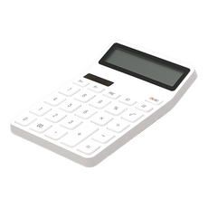 KaCO 樂邁桌面計算機 K1412, 白色, 1個