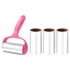 ROYALLIN 蘿林嚴選 可撕式滾筒黏毛器 附3捲紙, 黏毛器 19 x 12 cm + 滾筒 10 x 4.5 cm, 1組